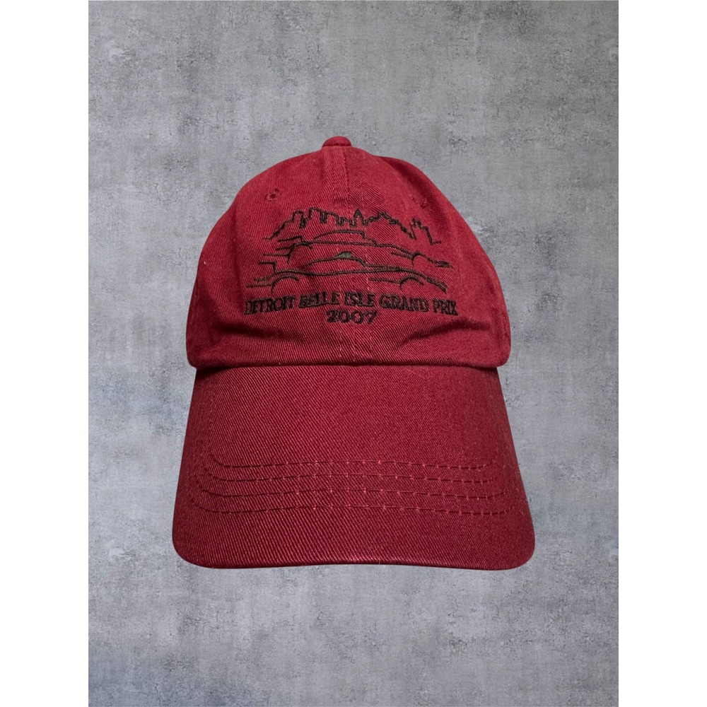 OC Detroit Belle Isle Grand Prix 2007 Hat OS Burgundy Racing EUC